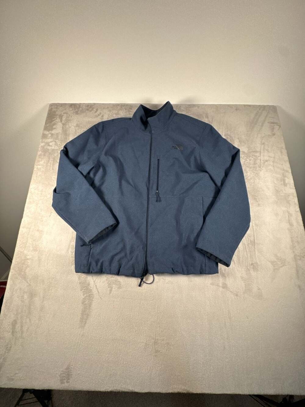 The North Face Apex Bionic Softshell Jacket Size XXL Blue Heather
